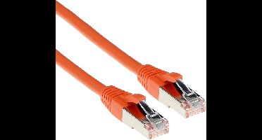 ACT Oranje 1,50 meter SFTP CAT6A patchkabel snagless met RJ45 connectoren FB2151