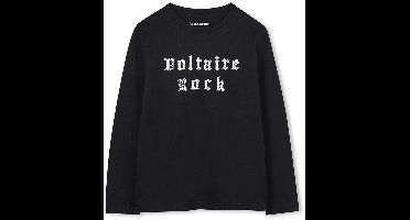 Zadig & Voltaire X60485 T-shirt Met Lange Mouwen Zwart 8 Years Jongens