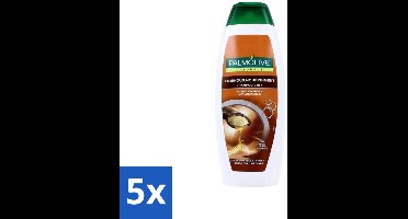 5 x Palmolive Naturals - 2in1 Shampoo - Luminous Nourishment - Voedend & Glanzend - 350 ml - 2-in-1 Shampoo - Voedend Haar - Glanzend Haar - Arganolie Shampoo - Natuurlijke Arganolie