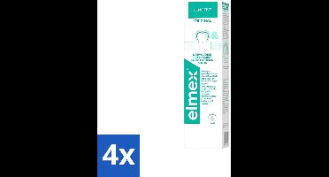 4 x Elmex Tandpasta Sensitive Original 75 ml - Gevoelige Tanden - Tandpasta - Aminfluoride - Cariës - Tandgevoeligheid