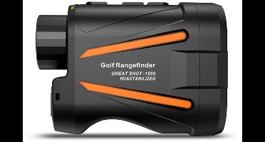 Laser-afstandsmeter met 1800 m precisie, 6x optische zoom Black