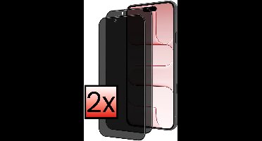 Screenprotector - 2 Stuks - Geschikt voor Apple iPhone Air - Privacy Filter - Beschermglas - Gehard Glas - Tempered Glass - Screen Protector - Anti Spy - Full Display Cover