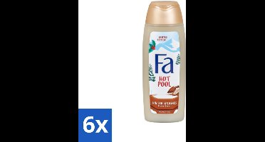 6 x Fa - Douchegel - Winter Splashes Hot Pool Cacao - Warm & Verwarmend - Verzachtend - 250 ml - Douchegel - Winter - Verwarmend - Cacao - Verzachtend