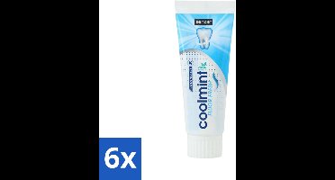 6 x Sence - Freshmint - Tandpasta - Met Fluor - 75 ml - Tandpasta - Fluoride - Frisse Adem - Mondhygiëne - Gaatjes Voorkomen