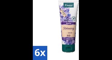 6 x Kneipp - Mini Douchegel - Relaxing - Ontspannende Geur - 75 ml - Kneipp Mini Douche Relaxing - Ontspannende Geur - Lavendelolie - Huidverzorging - Kalmerende Geur