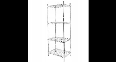 Chromen Gastronorm Rek 4 Speelbord 60x45x180cm