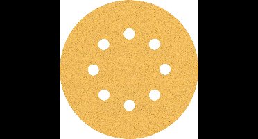 Bosch 50x Expert C470 schuurpapier met 8 gaten voor excentrische ...