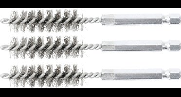 BGS staalborstel 13 mm aandrijving buitenzeskant 6,3 mm (1/4"...