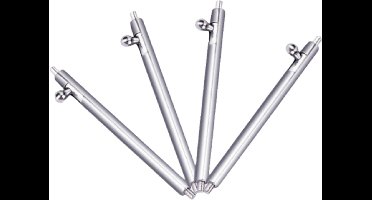 Vervangende veren voor snelspanhorlogebandjes 22 mm