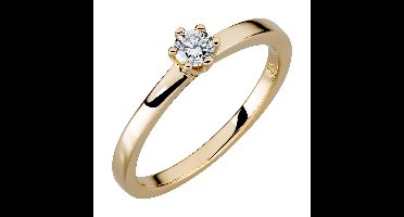 Orolino Ring Gold 585 mit natürlichem Brillant 0,25 ct.