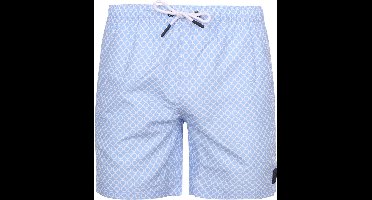 Suitable Zwembroek Circle Chain Lichtblauw - Maat XL - Heren zwemshort - Sneldrogend