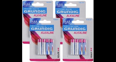 16x Grundig alkaline batterijen AAA  - LR03 batterijen