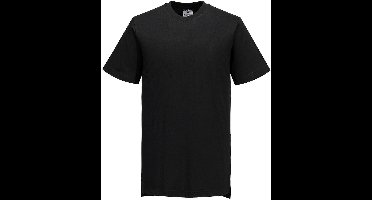Portwest Katoen MeshAir Koks T-Shirt C195 - Zwart - XXXL