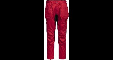 Portwest WX2 Eco Stretch Broek met holsterzakken CD883 - Diep Rood - 28