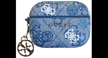 Guess Airpods Pro 2 Case Peony on 4G - Blauw