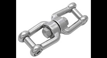 Lalizas Jaw&jaw Interne Zeshoekige Inox 316 Draaibaar Zilver 8 mm