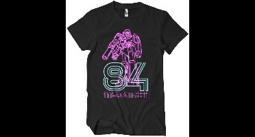 Transformers Megatron 84 Neon Big Tall T-Shirt HSB-1-TF1016-H1-1 Black-3XL