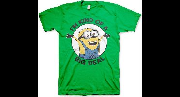 Minions I'm Kind Of A Big Deal T-Shirt Green-M