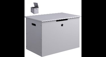 DailySupplies® Speelgoedkist - Speelgoedkast - Dekenkist - Grijs