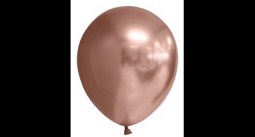 Daily Style – Mini Chroom Ballonnen – Roségoud – 11 cm – 20 stuks – Feestdecoratie