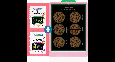 Tablo® - Topo & Rekenen Combi - Tekentablet - Educatief Speelgoed Meisjes - Speelgoed 4 jaar - 5 jaar - 6 jaar - 7 jaar - Kinderspeelgoed - Speelgoed Meisje - Meisjes Speelgoed - Speelgoed voor Onderweg - Cadeau Meisje - Leerzaam Speelgoed - 7 jaar