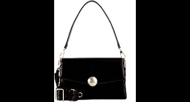 LACOSTE schoudertas Flap Shoulder Bag Noir zwart