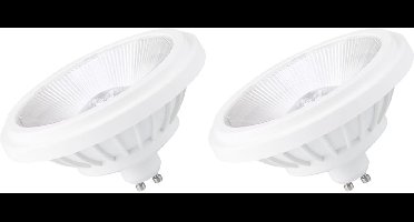 Spectrum GU10 LED Spot AR111 - 14 Watt - 230V - 1200 Lumen - 2700K Warm wit - Gezellig licht - Energiezuinig - 2 stuks