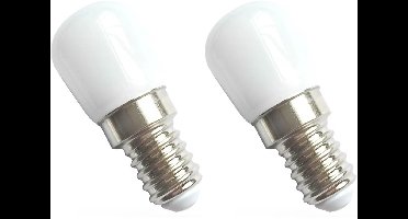 Spectrum LED Miniatuur Lamp E14 1.5W - 230V - 140 Lumen - 3000K Warm wit - Gezellig licht - Energiezuinig - 2 stuks