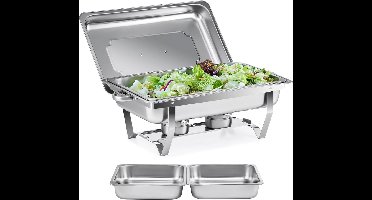 ApexArte® Buffetwarmer - Warmhoudplaat - Warmhoudbakken