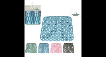 Siliconen Afdruipmat 29,5 x 26 cm – Flexibel, Hittebestendig & Antislip – Vaatwasserbestendig – Voor Keuken & Kamperen – (Grijs, Roze, Blauw, Groen)