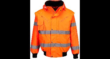 Portwest Hi-Vis 3-in-1 Bomberjack C467 - Oranje - M