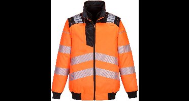 Portwest PW3 Hi-Vis 3-in-1 Pilotjack PW302 - Oranje/Zwart - XL
