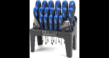 HBM Profi 44 Delige Soft Grip Schroevendraaierset Inbussleutelset en Bitset