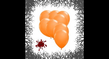 Premium Ballonnen Pumpkin Orange 12 stuks 30 cm | Halloween | Griezel