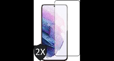 Screenprotector geschikt voor Samsung S21 - Glas Full Screen - 2x