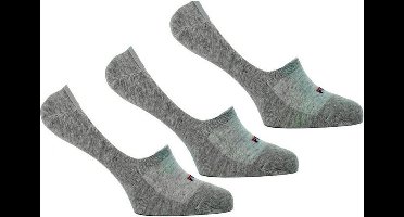 Fila Invisible Ghost Sneakersokken - 3 pack - grijs - maat 43/46 - 3x 3pack - 9 stuks
