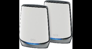 NETGEAR Orbi RBK852 - Mesh Wifi - WiFi Versterker - WiFi 6 - Tri-Band - 2-pack