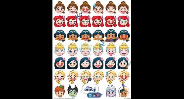 Poster Disney - Emoji Princess Emotions 40x50cm