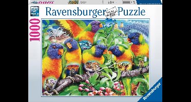 Ravensburger puzzel Land van de lorikeets - Legpuzzel - 1000 stukjes