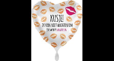 Folieballon Kusje 43 cm