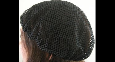 Haarnetje zwart fijn