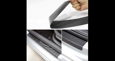 Carbon Look Bescherming Instaplijsten Passend Voor Auto Audi A1 A3 A4 A5 A6 S3 S4 S5 5 Deurs 4 Stuks Lijsten Instaplijst Styling