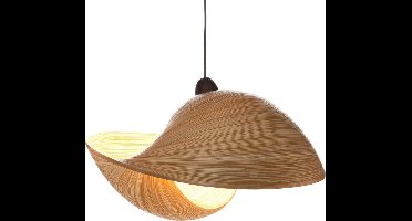 Handmade Design Hanglamp woonkamer slaapkamer Bamboe  Schelp 50 cm