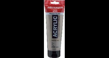 Amsterdam Acryl Specialties - Tinnen Acrylverf Met Speciale Effecten - 815 Tin - Acrylic Paint - Acrylaatverf – Acrylic Paint – Sneldrogende Metallic Hobbyverf Tin - 250ml
