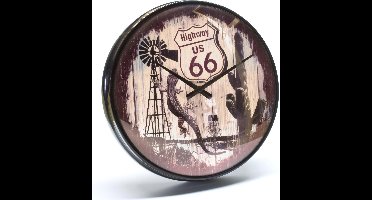 Hagedis - Wandklok - DIA 32cm