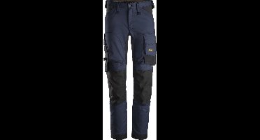 Snickers 6341 AllroundWork, Stretch Werkbroek - Donker Blauw/Zwart - 48