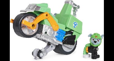 PAW Patrol Moto Pups - Rocky - Terugtrekmotor - Speelgoedauto