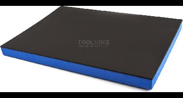 HBM Foam inlay 585 x 410 x 40 mm voor gereedschapswagen - blauw