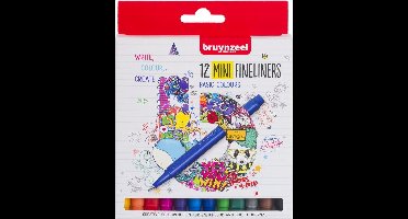 Bruynzeel Bruynzeel 12 mini fineliners 60241512.