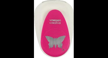Vaessen Creative Pons - Figuurpons - Vlinder - 2,2 x 3,5 cm